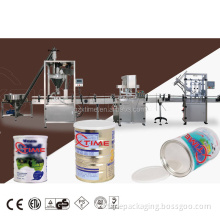 Auto milk powder filling machine production line